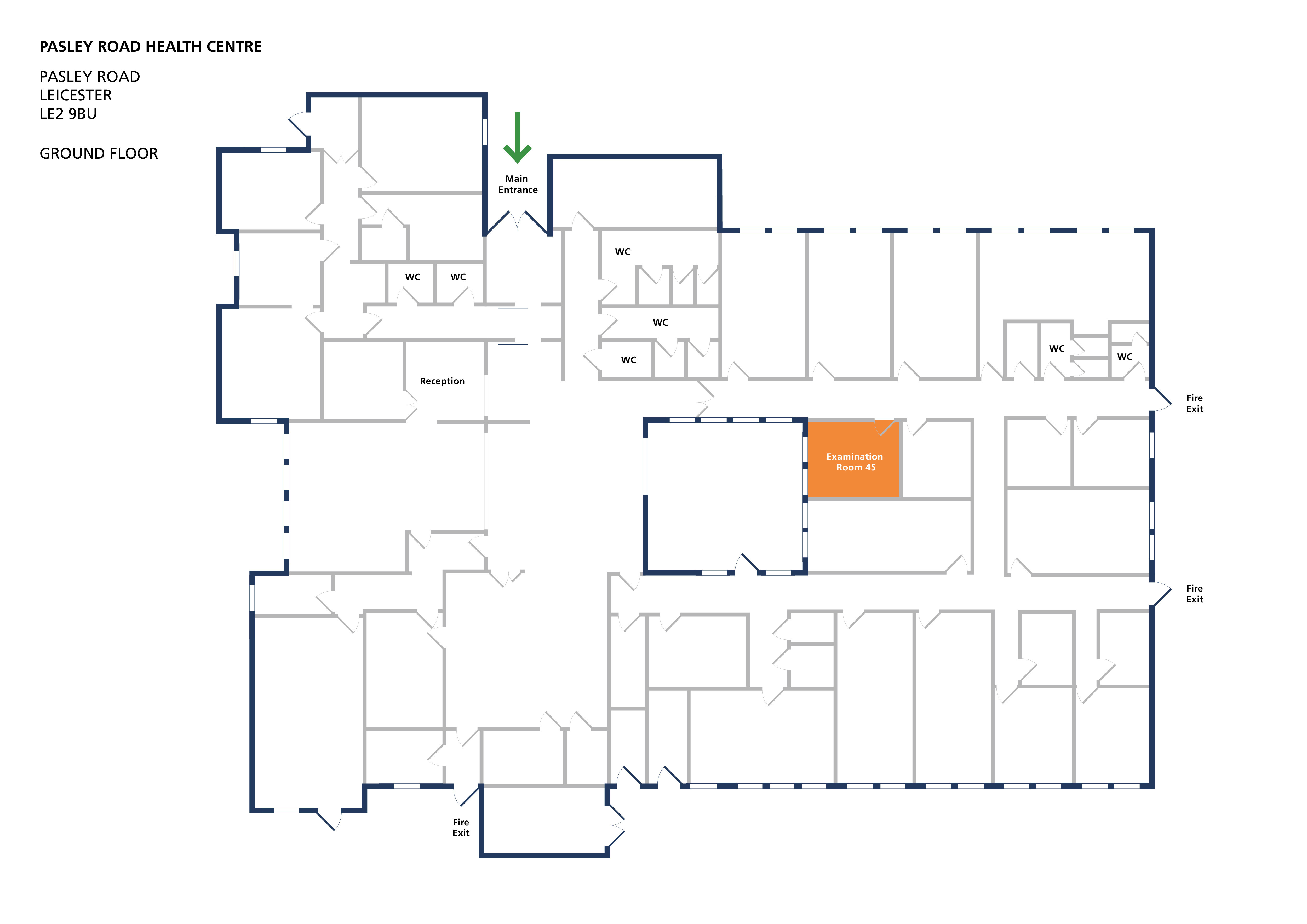 Examination Room 45 NHS Open Space
